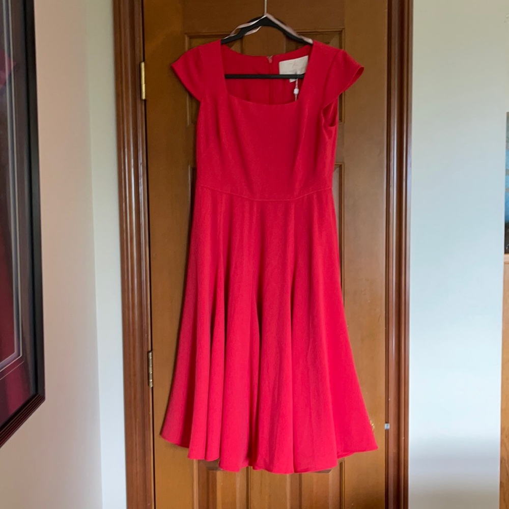 Gal meets glam midi fit and flare dress